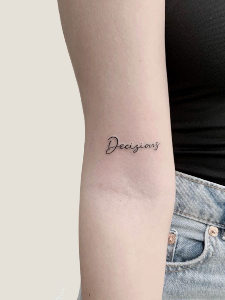 Tattoo decisions